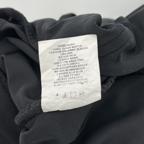 Magicsuit Black Halter Tie Shirred One Piece Yvonne Bathing Suit Size 10 - Picture 9 of 12